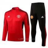 Chandal de Sudadera del Manchester United 22/23 Rojo