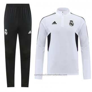 Chandal de Sudadera del Real Madrid 22/23 Blanco