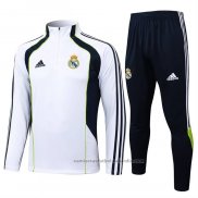 Chandal de Sudadera del Real Madrid Nino 25/26 Blanco