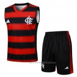 Chandal del Flamengo Sin Mangas 25/26 Negro Rojo