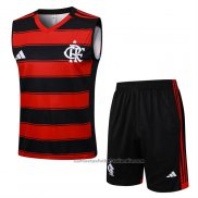 Chandal del Flamengo Sin Mangas 25/26 Negro Rojo