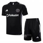 Chandal del Inter Miami Manga Corta 25/26 Negro - Pantalon Corto