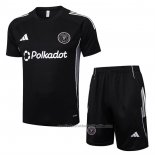 Chandal del Inter Miami Manga Corta 25/26 Negro - Pantalon Corto