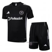 Chandal del Inter Miami Manga Corta 25/26 Negro - Pantalon Corto