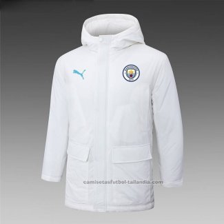 Chaqueta Invierno del Manchester City 24/25 Blanco