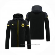 Chaqueta con Capucha del Borussia Dortmund 24/25 Negro