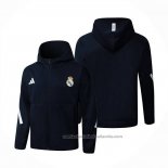 Chaqueta con Capucha del Real Madrid 25/26 Negro