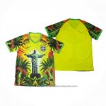 Tailandia Camiseta Brasil Jesus 25/26 Amarillo Verde