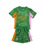 Camiseta AC Milan Portero Nino 25/26 Verde