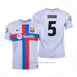 Camiseta Barcelona Jugador Sergio 3ª 22/23