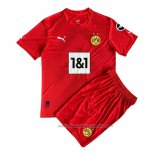 Camiseta Borussia Dortmund Portero Nino 22/23 Rojo