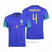 Camiseta Brasil Jugador Marquinhos 2ª 2022