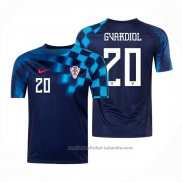 Camiseta Croacia Jugador Gvardiol 2ª 2022