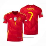 Camiseta Espana Jugador Morata 1ª 2024
