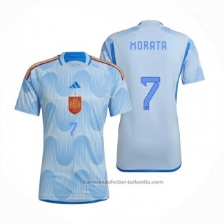 Camiseta Espana Jugador Morata 2ª 2022