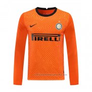 Camiseta Inter Milan Portero Manga Larga 20/21 Naranja
