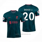Camiseta Liverpool Jugador Diogo J. 3ª 22/23