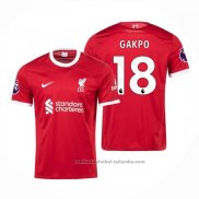Camiseta Liverpool Jugador Gakpo 1ª 23/24