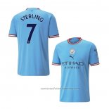 Camiseta Manchester City Jugador Sterling 1ª 22/23