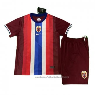 Camiseta Noruega 1ª Nino 2024