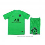 Camiseta Paris Saint-Germain Portero Nino 21/22 Verde