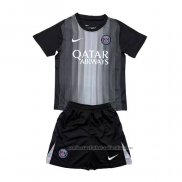 Camiseta Paris Saint-Germain Portero 1ª Nino 25/26 Negro