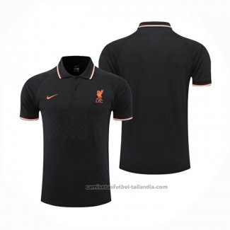 Camiseta Polo del Liverpool 22/23 Negro