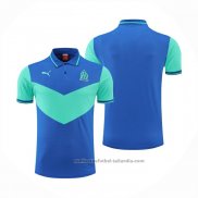 Camiseta Polo del Olympique Marsella 22/23 Azul y Verde