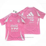 Camiseta Pre Partido del Argentina 2025 Rosa