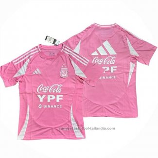 Camiseta Pre Partido del Argentina 2025 Rosa