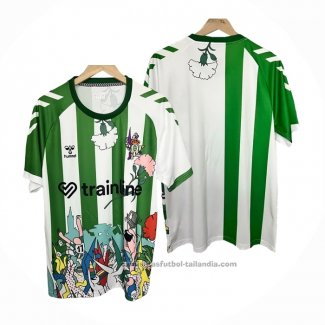 Camiseta Pre Partido del Real Betis 25/26 Verde Blanco