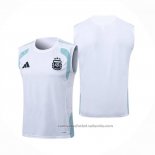 Camiseta de Entrenamiento Argentina Sin Mangas 25/26 Blanco