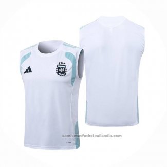 Camiseta de Entrenamiento Argentina Sin Mangas 25/26 Blanco