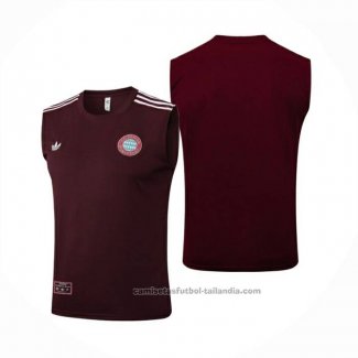 Camiseta de Entrenamiento Bayern Munich Sin Mangas 25/26 Rojo