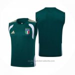Camiseta de Entrenamiento Italia Sin Mangas 25/26 Verde