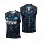 Camiseta de Entrenamiento Napoli Sin Mangas 25/26 Negro