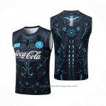 Camiseta de Entrenamiento Napoli Sin Mangas 25/26 Negro