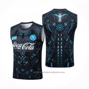 Camiseta de Entrenamiento Napoli Sin Mangas 25/26 Negro