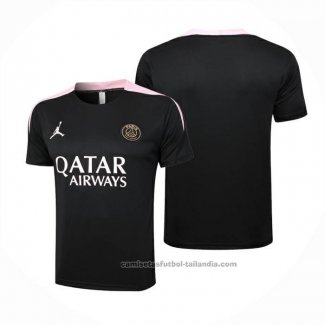 Camiseta de Entrenamiento Paris Saint-Germain Jordan 24/25 Negro