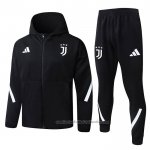 Chandal con Capucha del Juventus 25/26 Negro