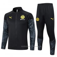 Chandal de Chaqueta del Borussia Dortmund 23/24 Negro