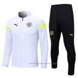 Chandal de Chaqueta del Manchester City 22/23 Blanco