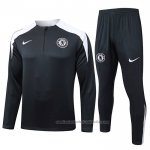 Chandal de Sudadera del Chelsea Nino 25/26 Negro