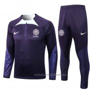 Chandal de Sudadera del Inter Milan 22/23 Purpura