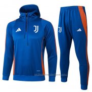 Chandal de Sudadera del Juventus Nino 24/25 Azul