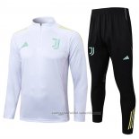 Chandal de Sudadera del Juventus Nino 25/26 Blanco