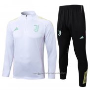 Chandal de Sudadera del Juventus Nino 25/26 Blanco