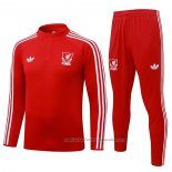 Chandal de Sudadera del Liverpool Nino 26/27 Rojo