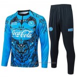 Chandal de Sudadera del Napoli Nino 25/26 Azul