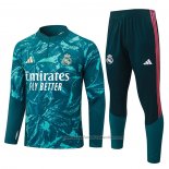 Chandal de Sudadera del Real Madrid Nino 2026/27 Verde